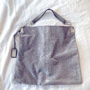 Badgley Mischka Snakeskin Hobo Tote